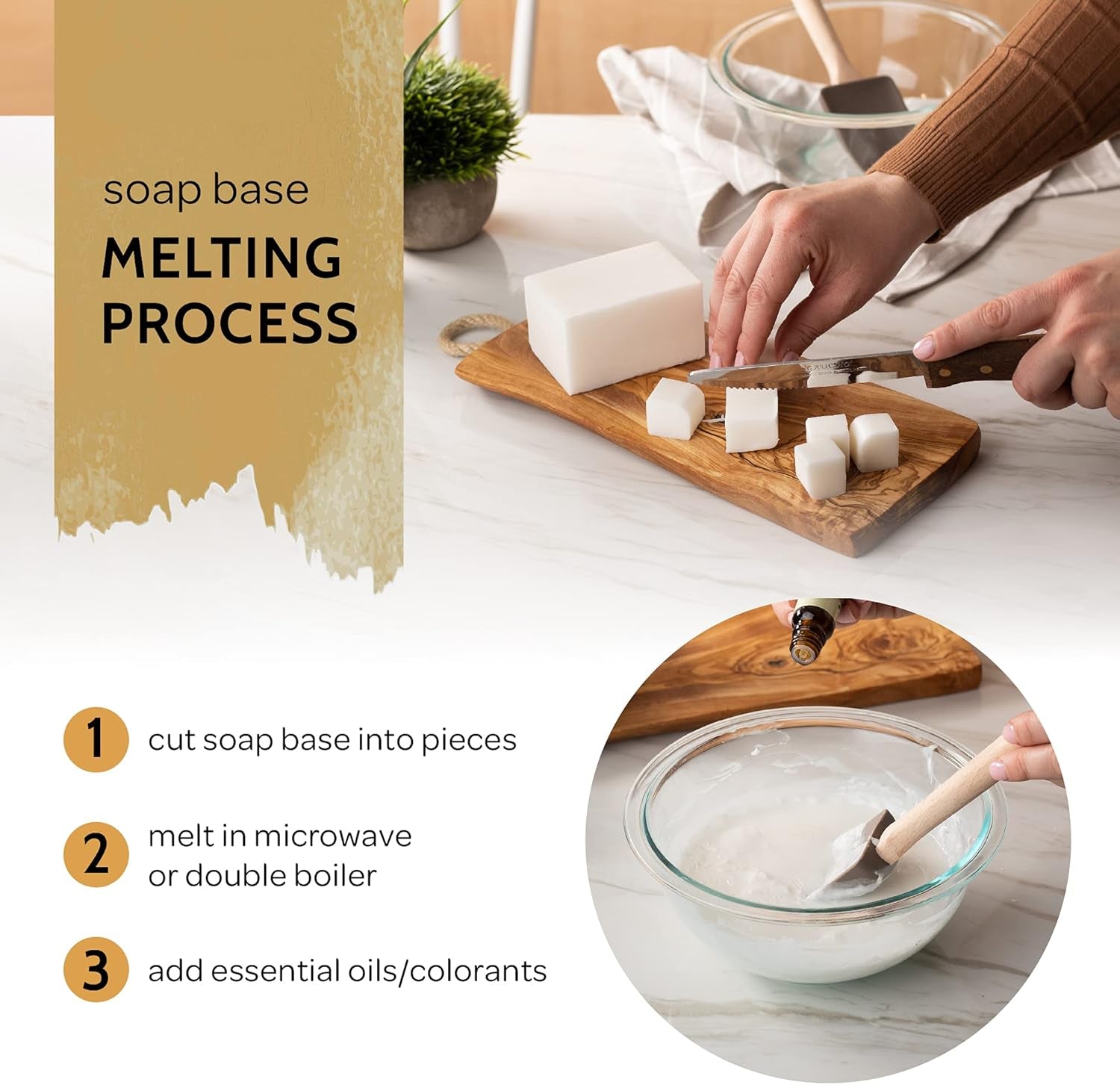 Melt and Pour Soap Base - Clear Glycerin